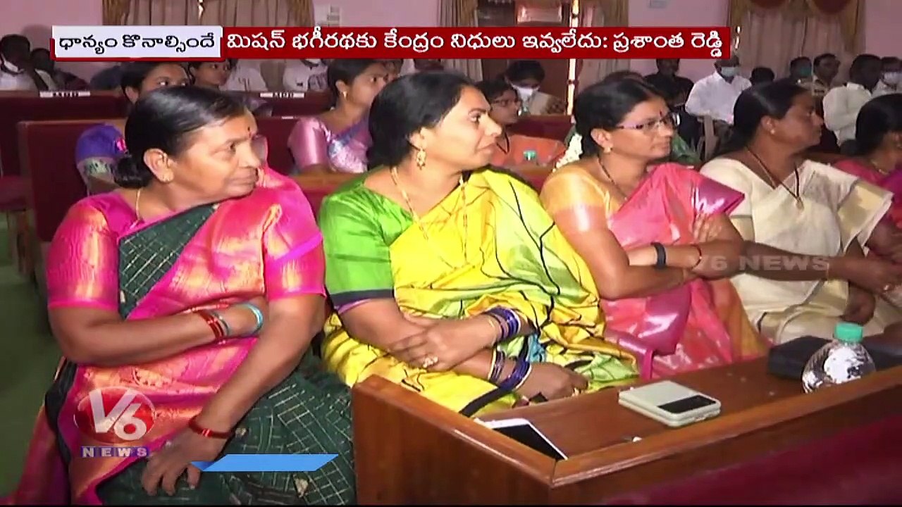 Minister Vemula Prashanth Reddy Fire On Central...