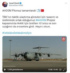 Tải video: İsmail Demir: A400M filomuz tamamlandı