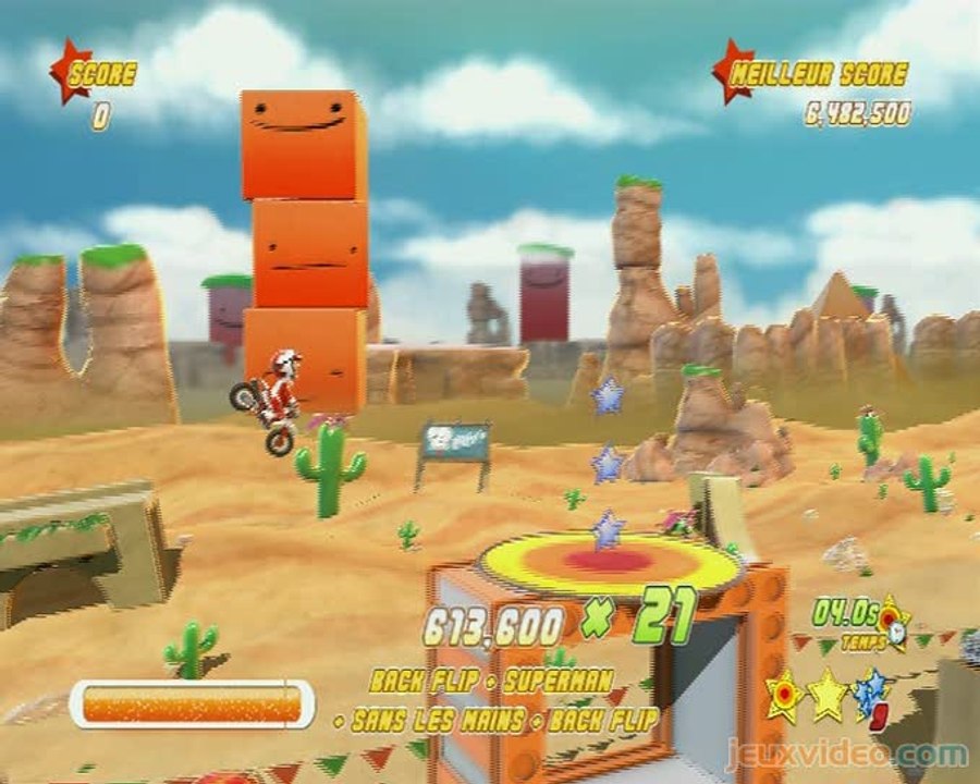 Joe Danger : Etoiles et cibles