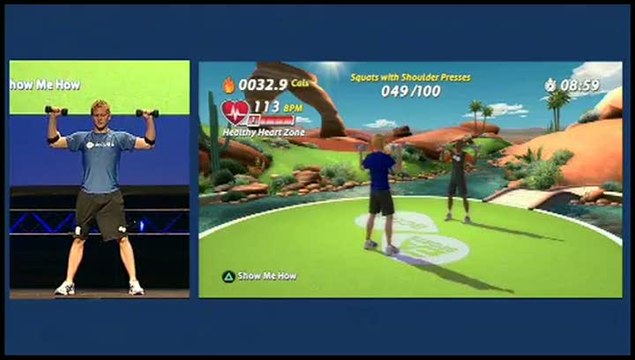 EA Sports Active 2 : GC 2010 : Sport sur scène