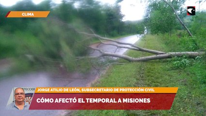 Cómo afectó el temporal a Misiones