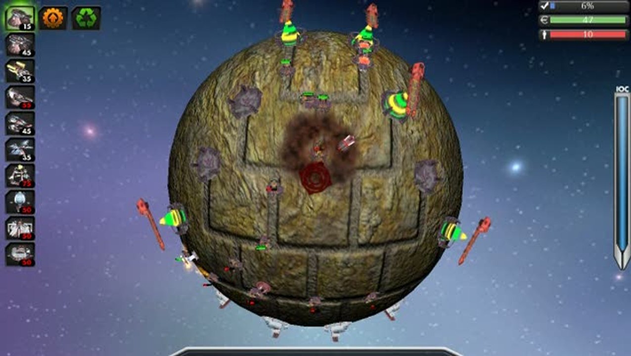 Colony Defense : Un tower defense sphérique