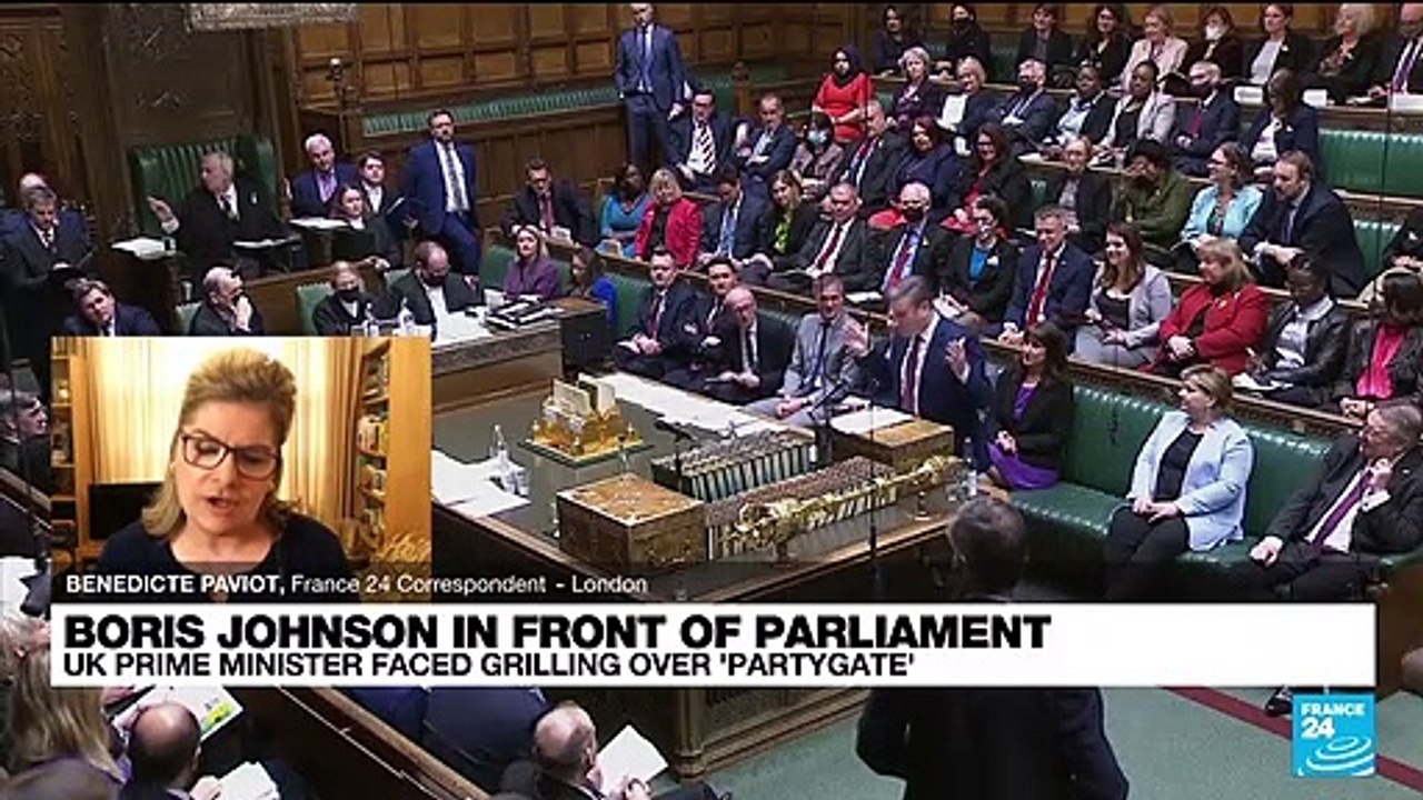 BoJo in front of parliament: UK PM faced grilling over 'partygate'
