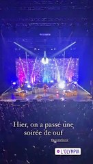 Laure Manaudou au concert de Jérémy Frérot à L'Olympia à Paris