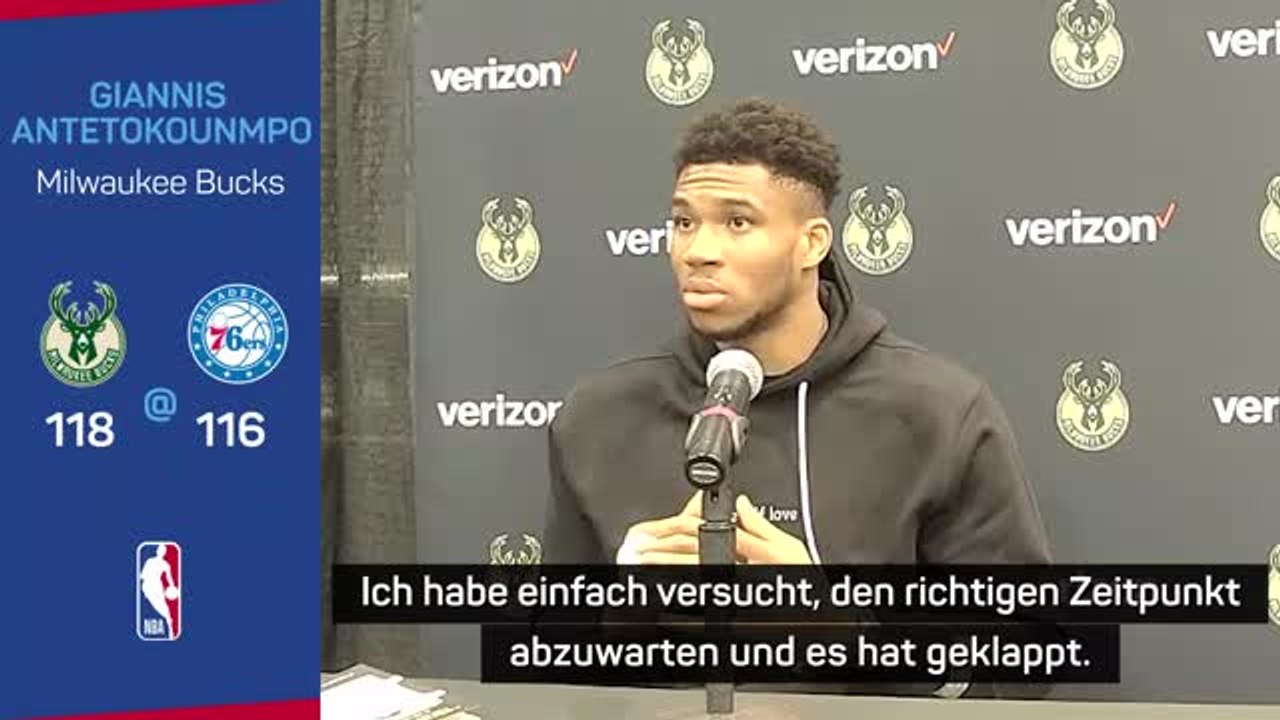 Giannis und rivers über "spektakulären" block