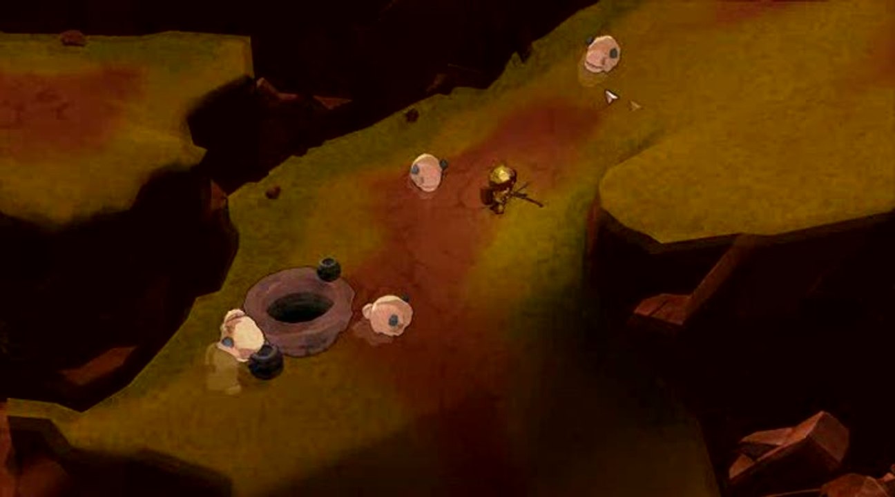 Slage : Donjon, champs et île centrale