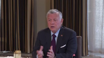Ürdün Kralı: "Filistinliler ile İsrailliler arasındaki şiddetin durması için barışın sağlanması şart"