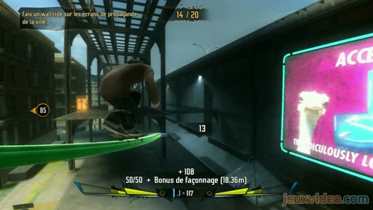 Shaun White Skateboarding : Des rails magiques