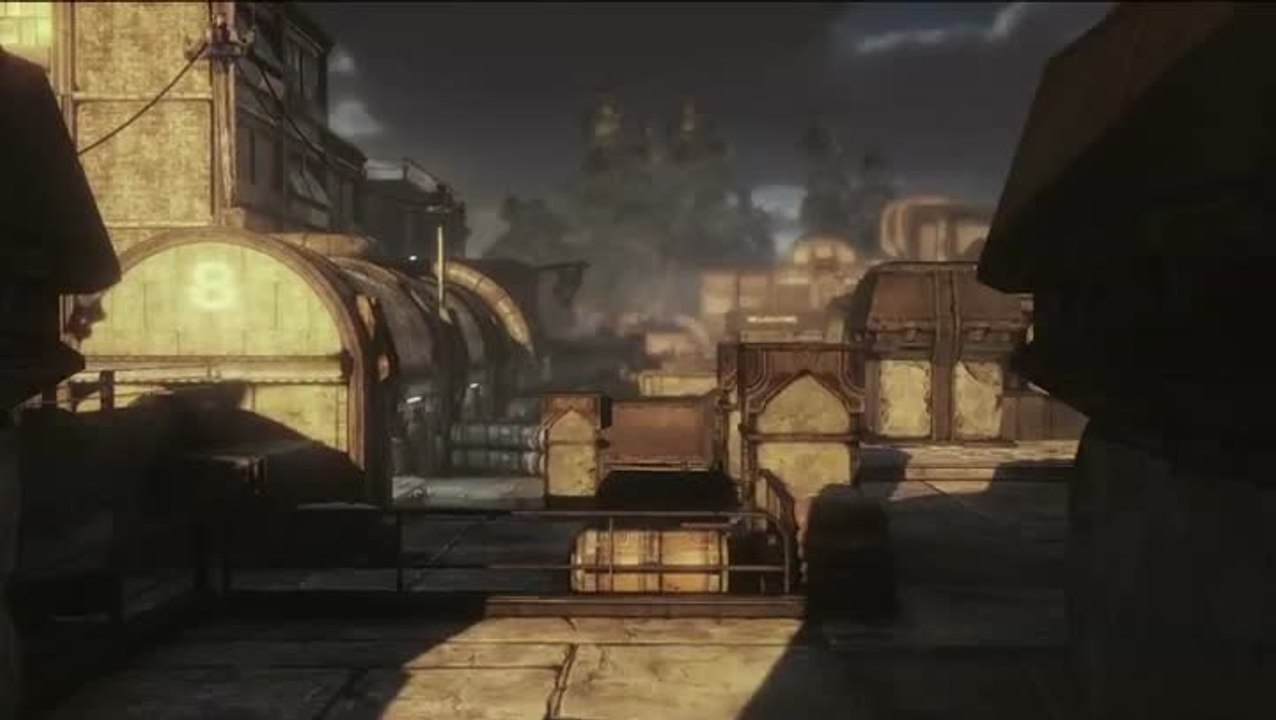 Gears of War 3 : DLC Forces of Nature - Survol de la map Artillery