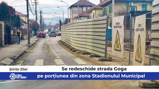 Știrile zilei la Sibiu - Se redeschide strada Goga pe porțiunea din zona Stadionului Municipal, Un influencer sibian laudă Sibiul pe Instagram şi Sibian atacat de câini la Troiță în Șelimbăr