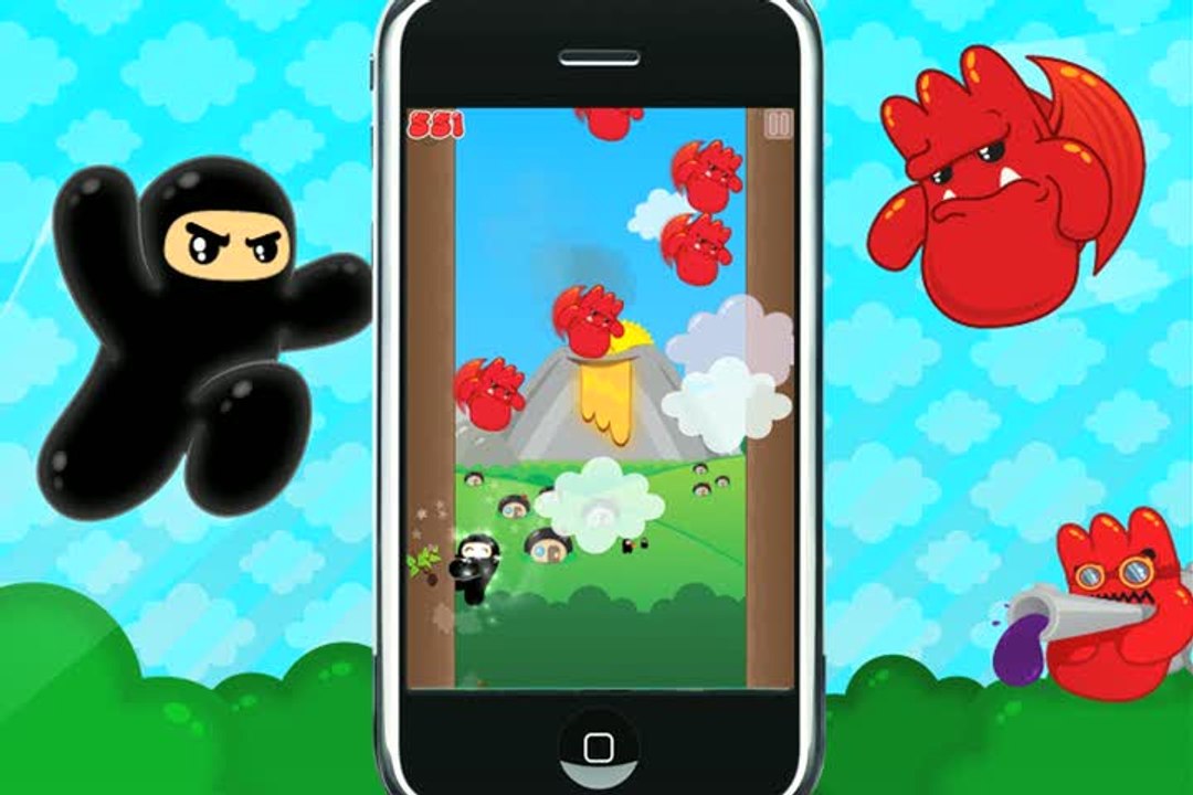 Ninjatown : Trees of Doom! : Aller plus haut