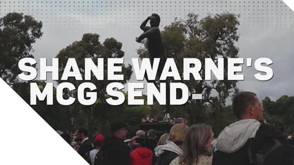 Fans pay tribute to 'humble, genuine' Warne at MCG memorial