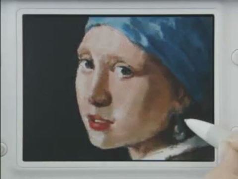 Art Academy : Publicité japonaise : la Jeune Fille à la Perle