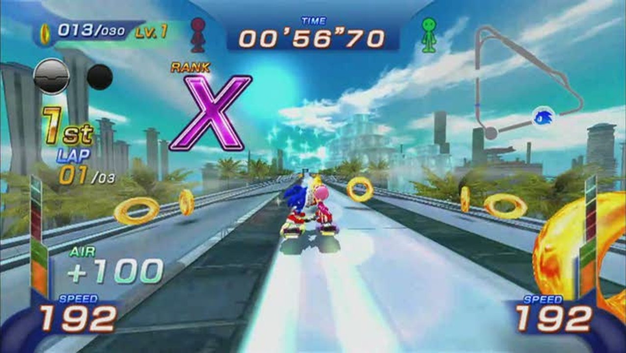 Sonic Free Riders : Trailer japonais
