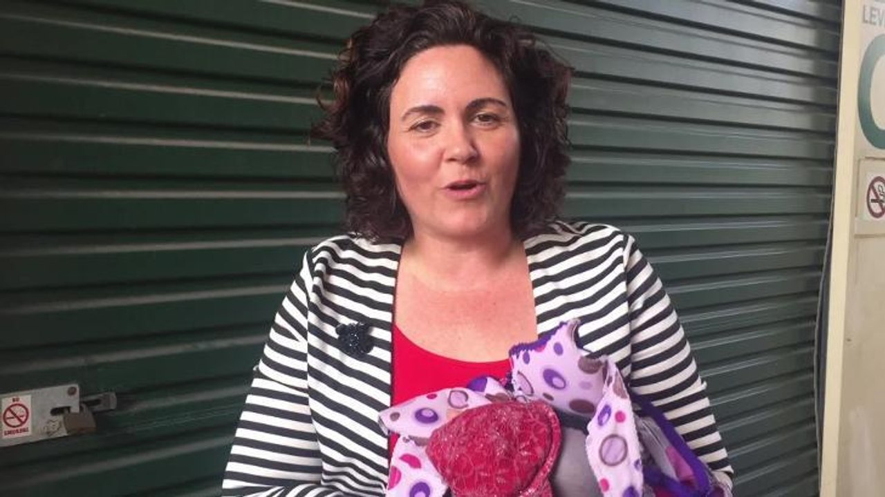 Caryn Thomas talks about her bra chain world record attempt
