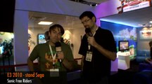 Sonic Free Riders : E3 2010 : Sur le stand de Sega
