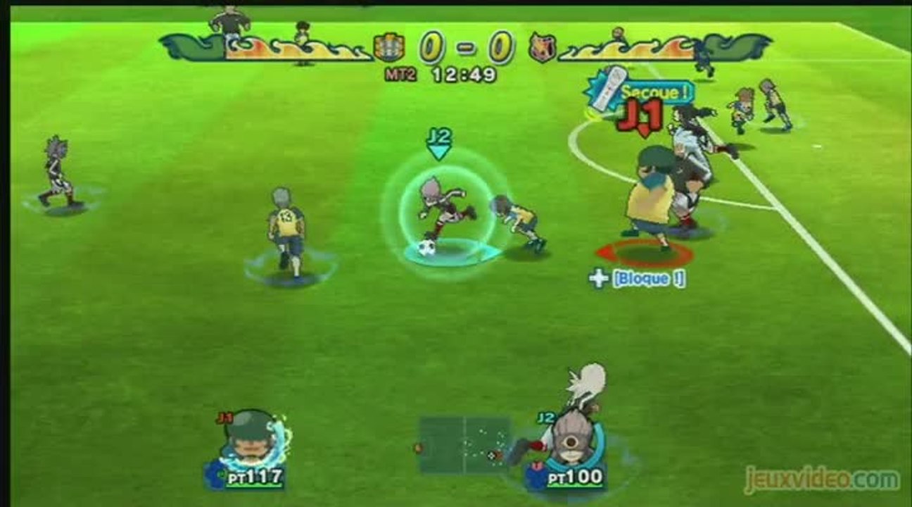 Inazuma Eleven Strikers : 2/2 : Partie à 2 joueurs en mode VS