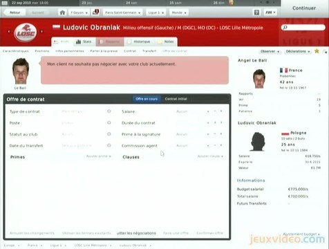 Football Manager 2011 : 1/2 : Transferts et entraînement