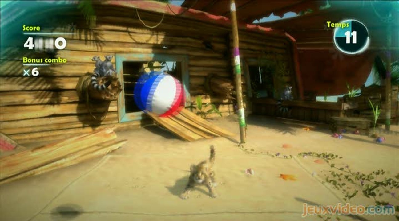 Kinectimals : Concours de beach-volley