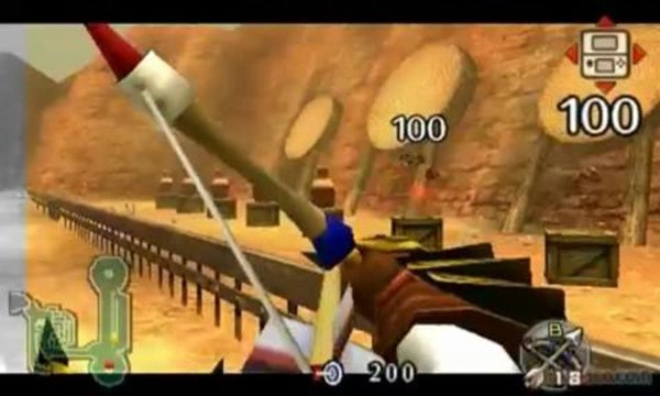 The Legend of Zelda : Ocarina of Time 3D : Archerie montée