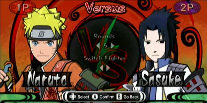 Naruto Shippuden : Dragon Blade Chronicles : Le mode Versus