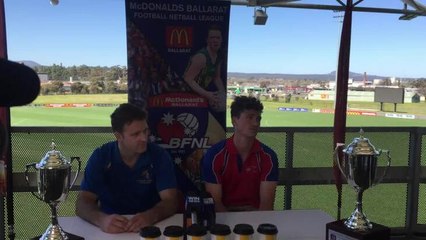 BFL GRAND FINAL CAPTAINS' PRESS CONFERENCE
