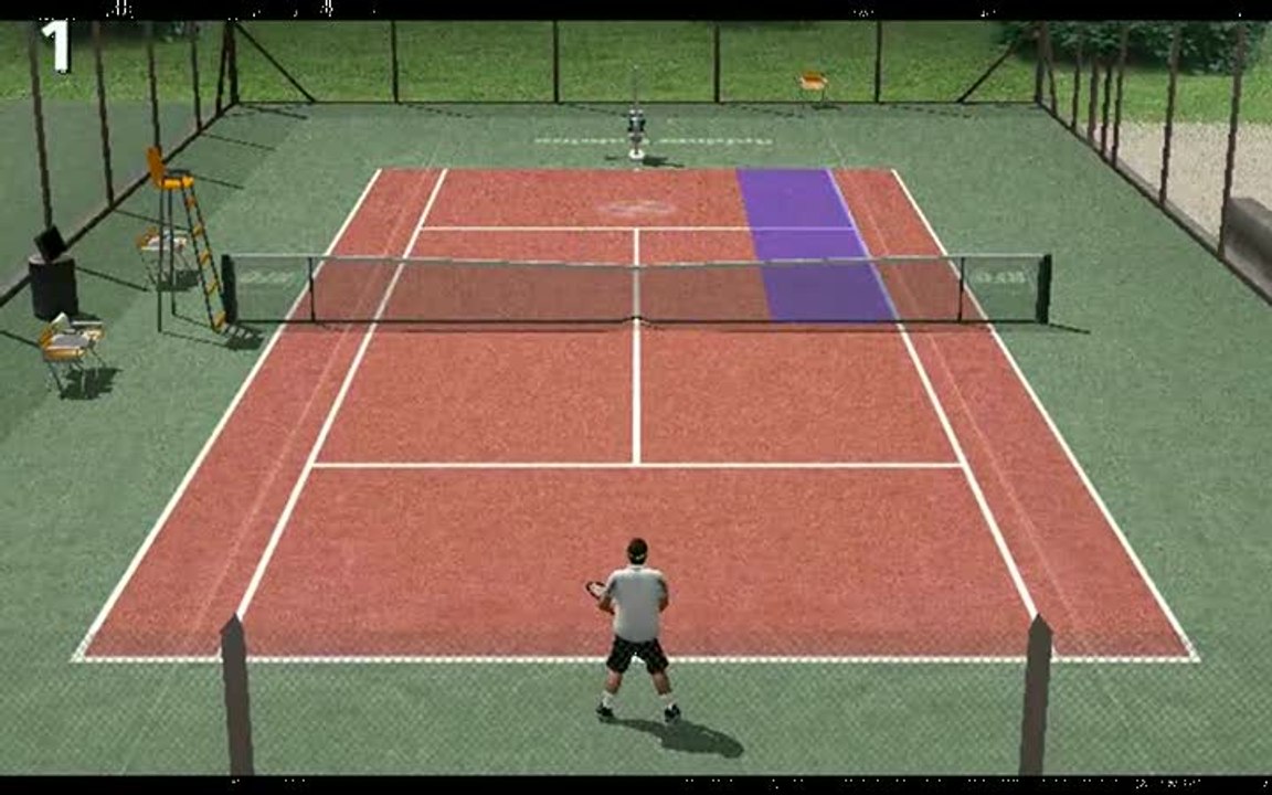 Full Ace Tennis Simulator : Phase d'entrainement