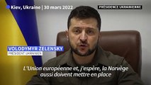 Zelensky veut une interdiction des escales des bateaux russes en Europe