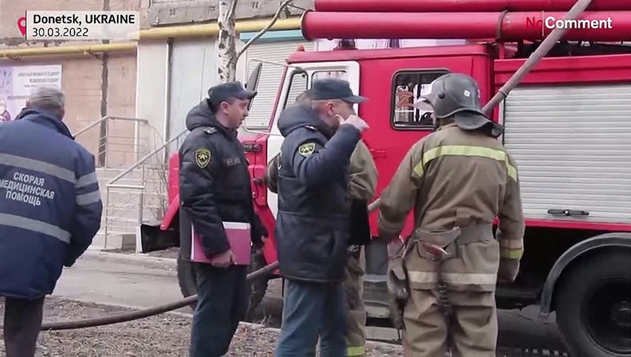 Strike by Russian Iskander mobile ballistic missile system