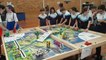Teams competing in the FIRST LEGO League Robotics comp