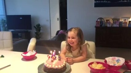 Alice Rees celebrates a virtual fourth birthday on March 26.