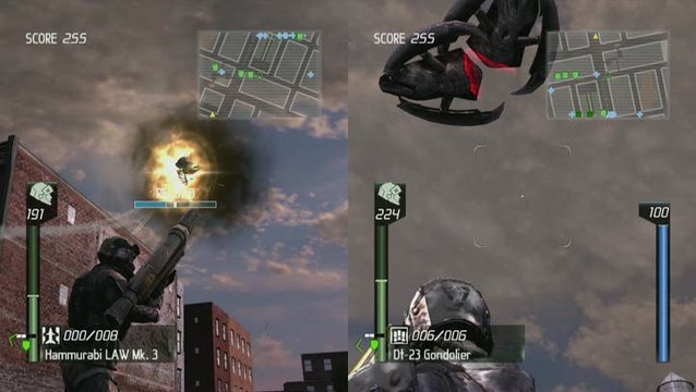Earth Defense Force : Insect Armageddon : Coop local