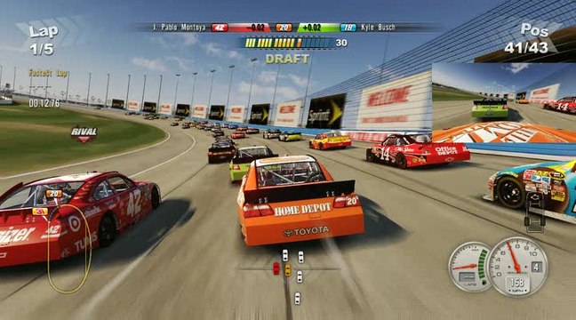 NASCAR The Game 2011 : Remontée infernale