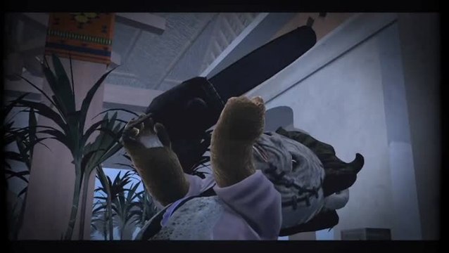 Naughty Bear : Panic in Paradise : Massacre à la tronçonneuse