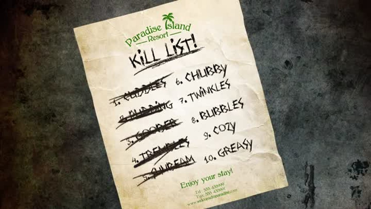 Naughty Bear : Panic in Paradise : Hit List 6