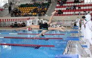 Kütahya'da Okul Sporları Küçükler Yüzme Yarışması