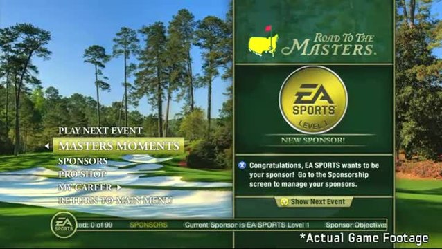 Tiger Woods PGA Tour 12 : The Masters : Masters Moments 2005