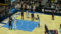 NBA 2K12 : Nuggets vs Heat