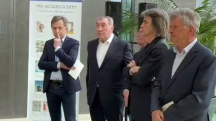 Tour de France 2022 - Le Mag  - Eddy Merckx, Bernard Hinault, Bernard Thévenet, Christian Prudhomme... à Paris pour le Prix Jacques Goddet et honorer Philippe Brunel !