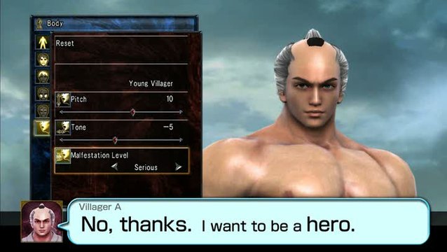 SoulCalibur V : L'éditeur de personnages