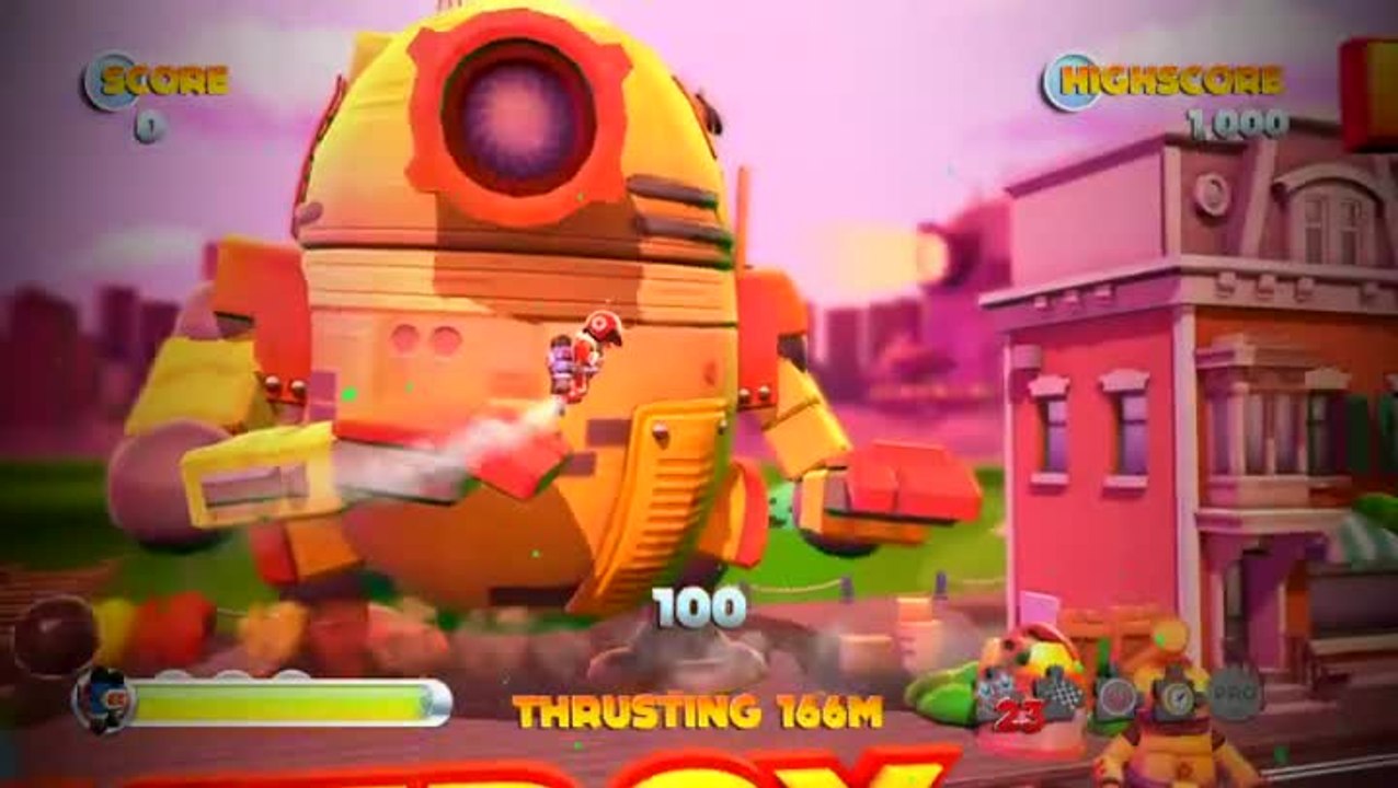Joe Danger 2 : The Movie : Cascade d'environnem...