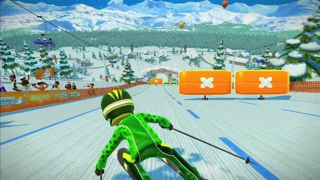 Kinect Sports Saison 2 : TGS 2011 : Descente d'obstacles