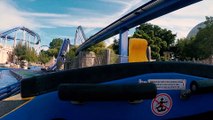 Poséidon Water Coaster / Flume (Europa Park - Rust, Germany) - 4k Water Flume POV Video