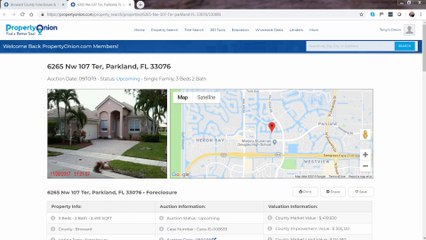 How to Register for Broward County Foreclosure Auction