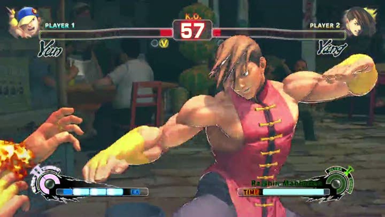 Super Street Fighter IV : Arcade Edition : Yun contre Yang