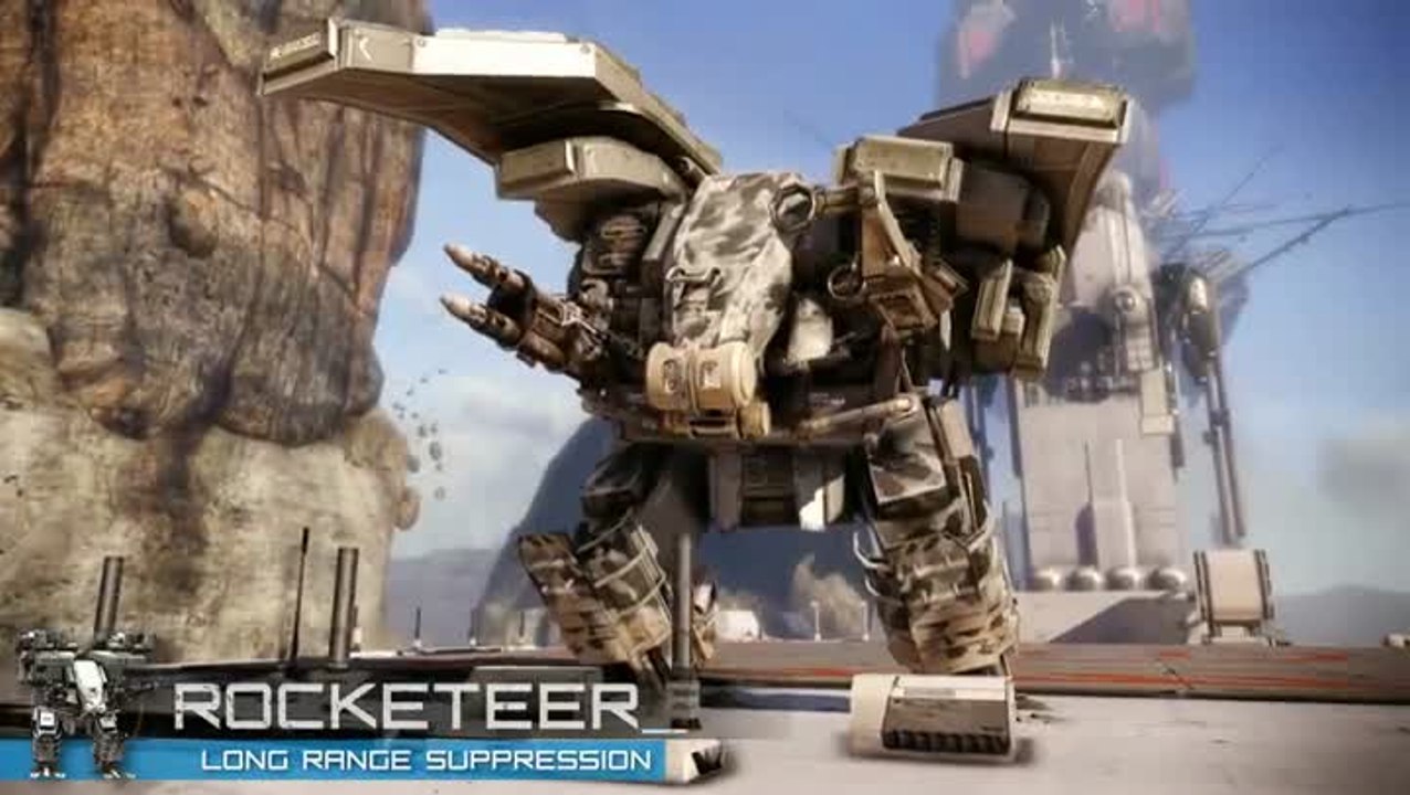 Hawken : Mech Mecanics : Rocketeer