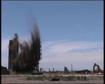 Demolition at the site of the old BHP Newcastle Steelworks