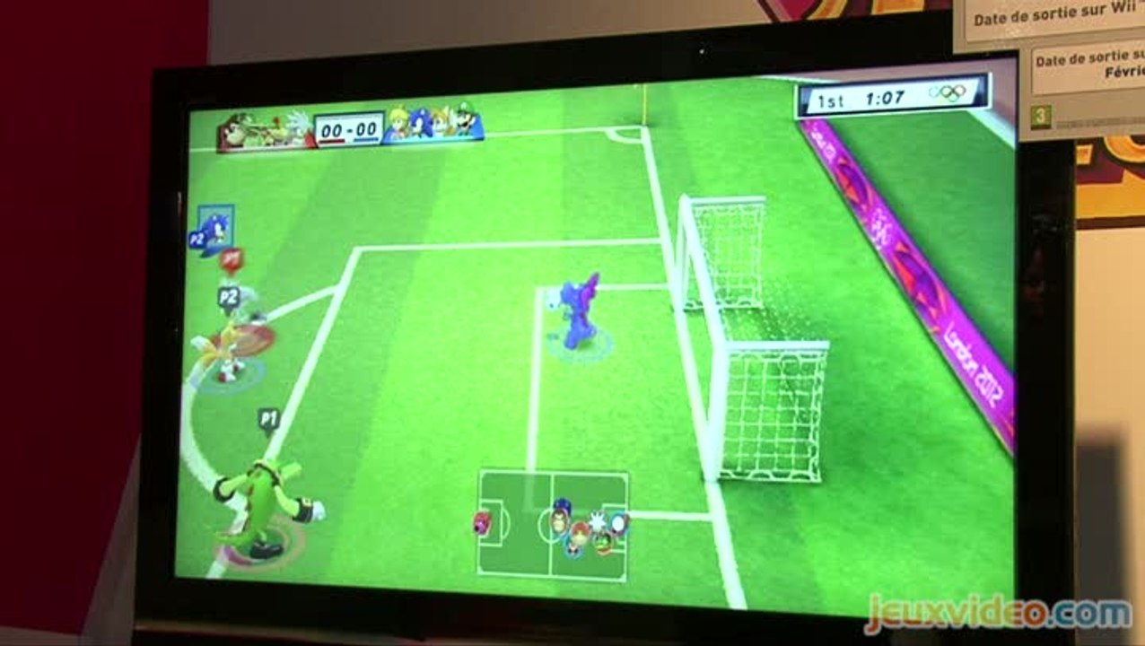 Mario & Sonic aux Jeux Olympiques de Londres 2012 : Paris Games Week 2011