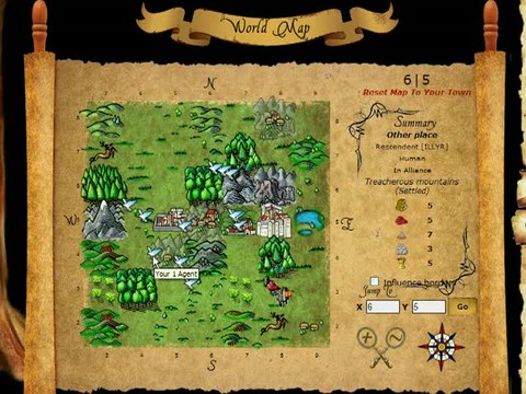 Illyriad : Carte du monde