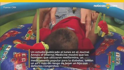 El uso de medicamentos para la diabetes por parte de los hombres justo antes de la concepción está relacionado con un aumento del 40 % en los defectos de nacimiento, según un estudio